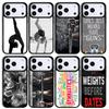 Bodybuilding Gym Fitness Quotes Mobile Phone Case for IPhone 17 AIR 16pro Max 15 14 13 12 11 Bumper Cover