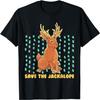 Save The Jackalope Cryptid Jackrabbit Rabbit Bunny T-Shirt(13)