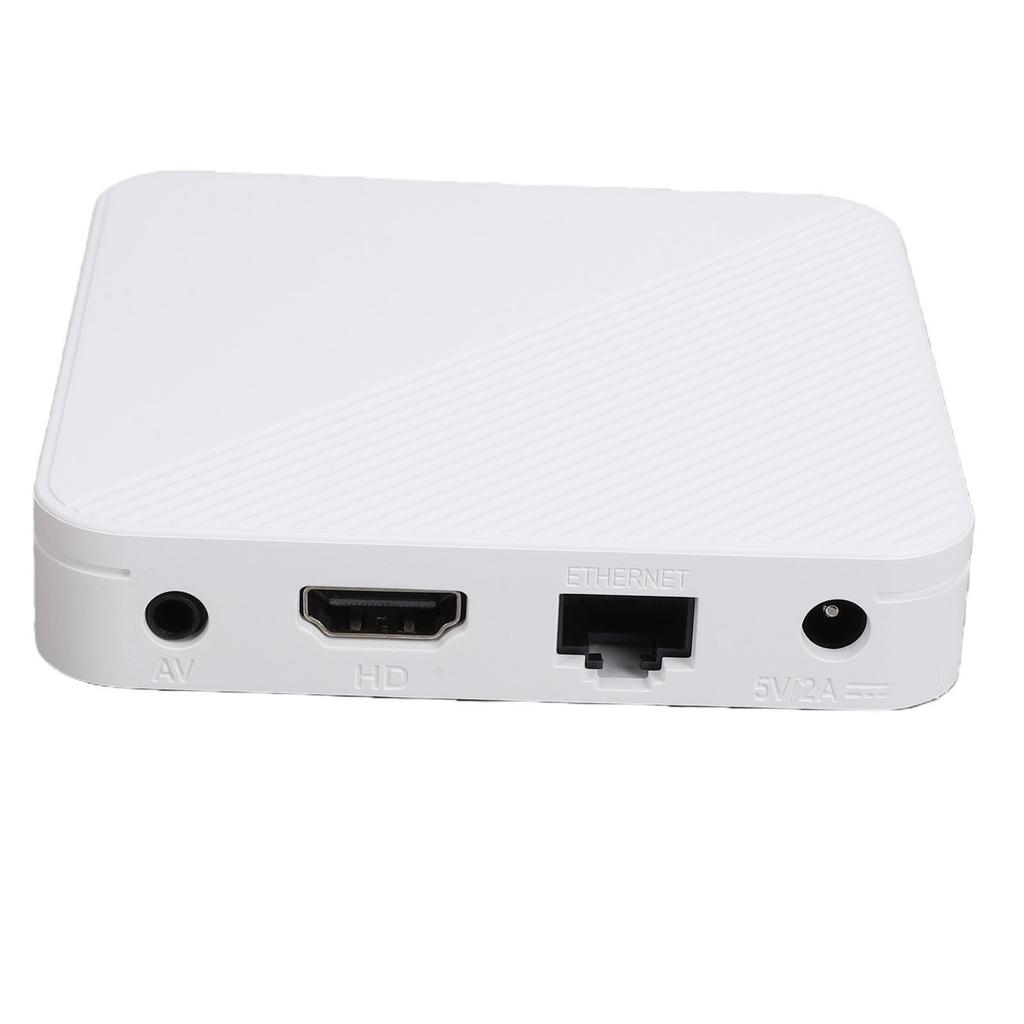 TV Box WiFi 6 Bluetooth 5.0 Quad Core 4K Ultra HD Streaming Device with 16GB Storage Supports Screen Mirroring