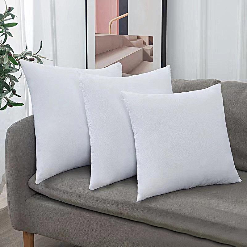 Thickened Brushed Non-Woven Fabric Square Pillow Core for Living Room Hotel Home Sofa Cushion