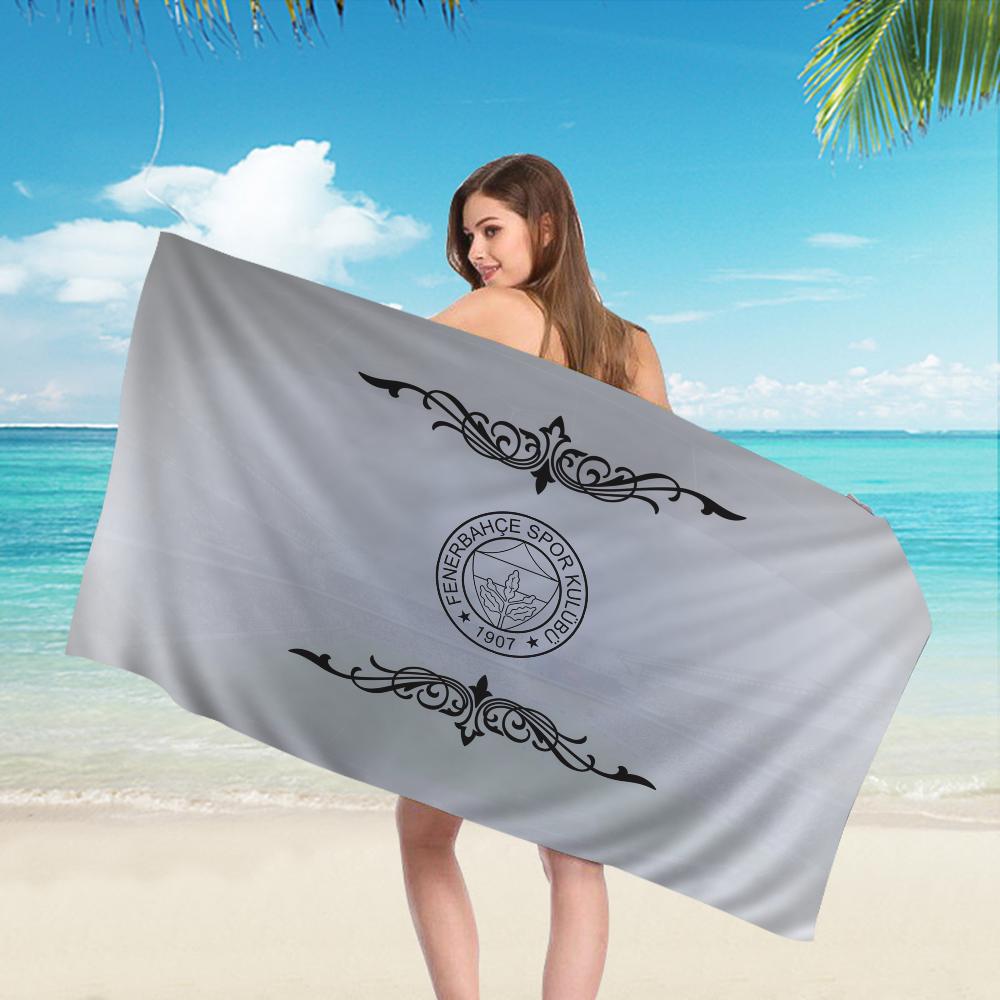 

F-Fenerbahce-Football-Fans Microfiber Beach Towel Absorbent Quick dry Soft Yoga Swimming Resort Mountain Climbing Towel W65*H115(CM)