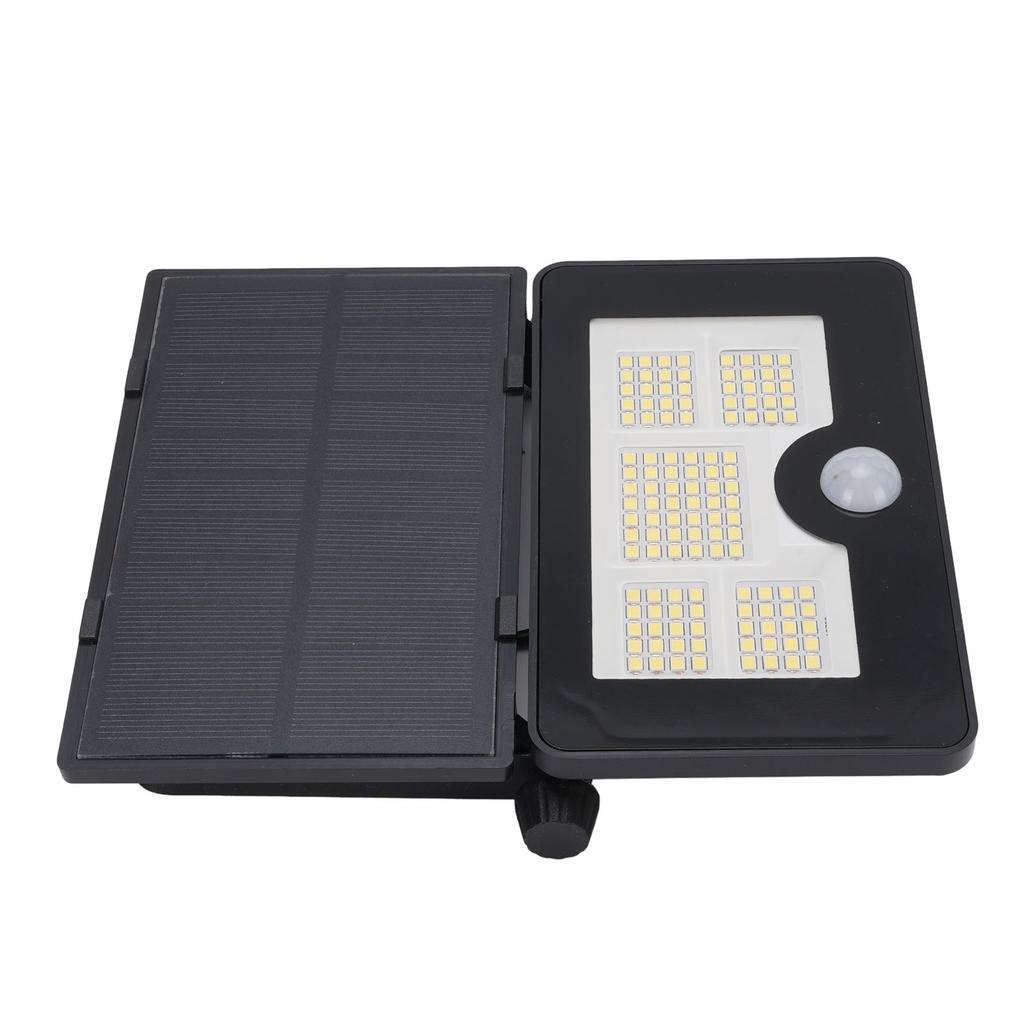LED Solar Außenleuchte Bewegungsmelder Duale Sensoren Faltbar IP65 Regendicht Solar Sicherheitsstrahler für Hof Wand Veranda