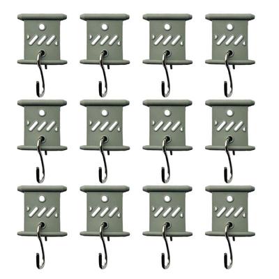 Awning Light Clips 12pcs Awning Hooks Set For RV Light Lights Accessory S Shaped Storage Hook Versatile Campers Awning Hooks For