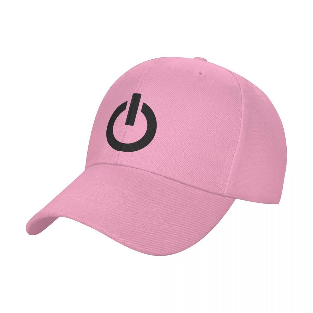 Power Button (black) Baseball Cap Designer Cap Mountaineering Women's Hats For The Sun Men's