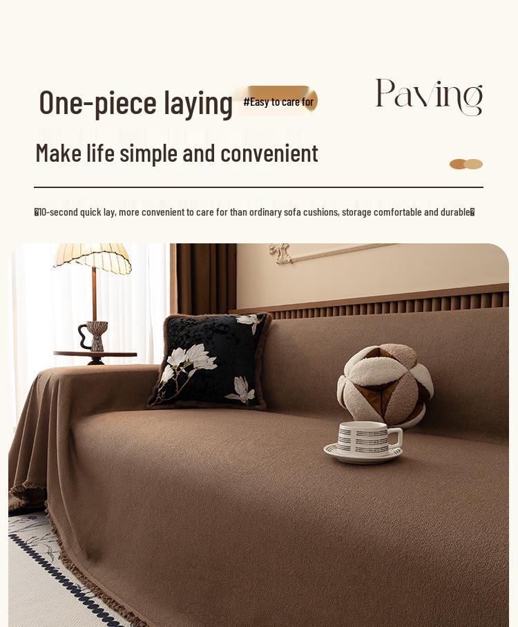 Luxury Anti-Slip Nordic Sofa Cover - Four Seasons Cat Claw Resistant