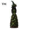 Seasonal Witch Themed Gifts Autumn Figurine, Halloween Statue, Fall Tabletop Decor, Shelf Decoration Festive Centerpieces for Mantel Fireplace Tiered