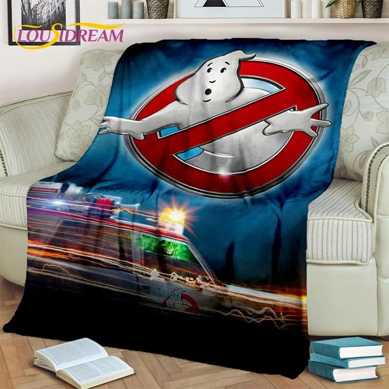G-Ghostbusters Cartoon-Film-Decke, weiche Flanell-Überwurfdecke für Zuhause, Schlafzimmer, Bett, Sofa, Picknick, Büro, Wandern, Freizeit, Nickerchen, Geschenk