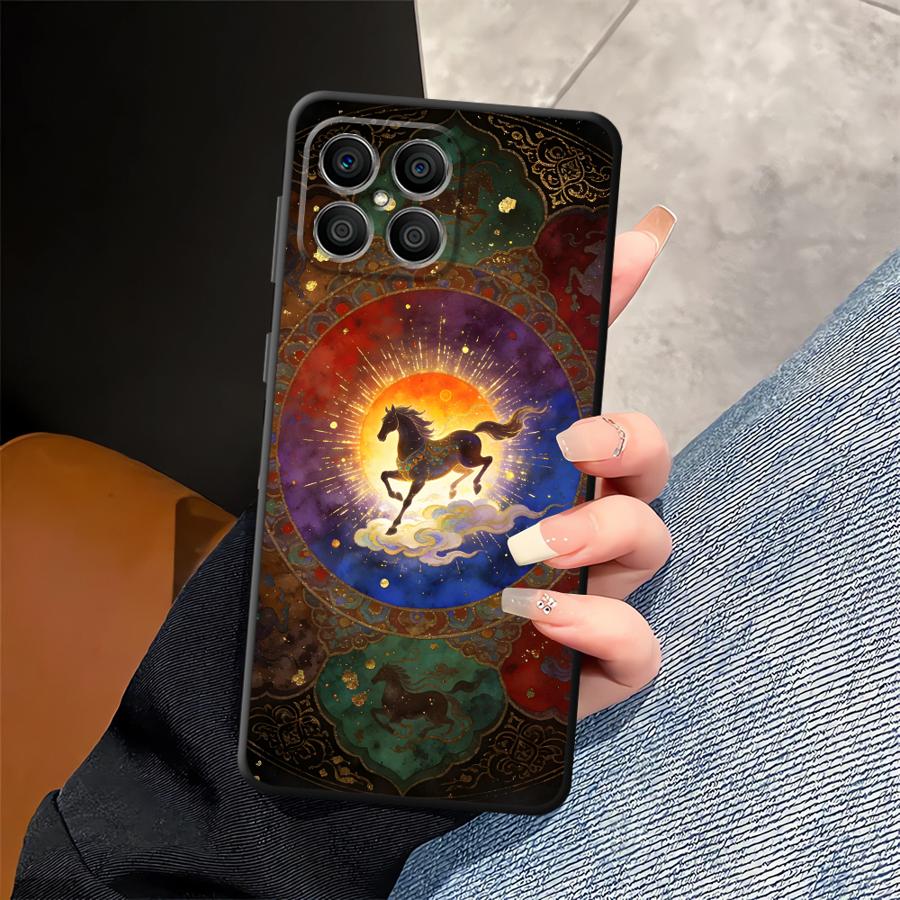 Cartoon Cool Dragon Horse Case for Honor X8 X6 X9a X5b 90 70 8X X7 200 400 Lite Magic5Lite Funda Phone Cover