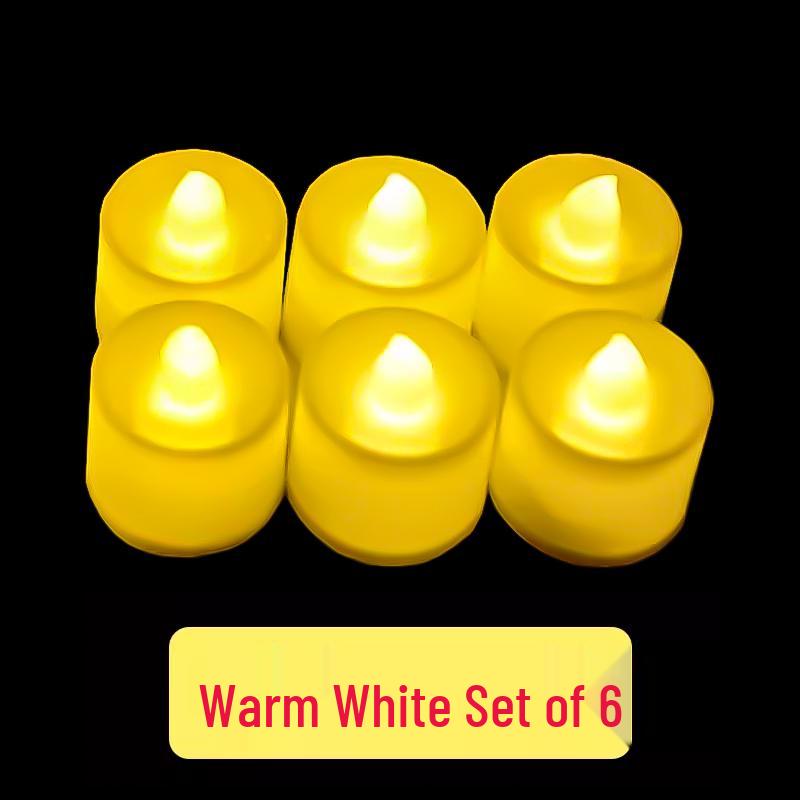 Heart-Shaped LED Candle Lights for Romantic Proposals & Birthday Decor