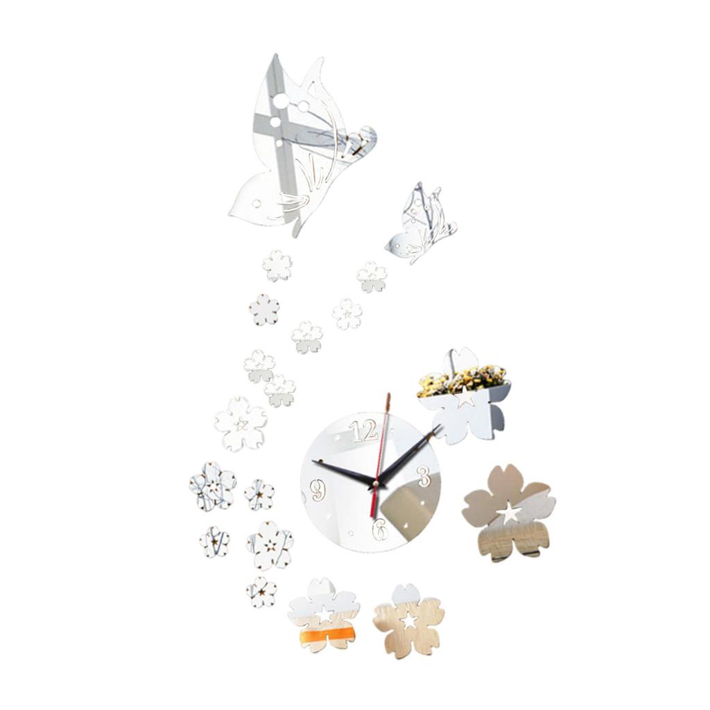 Luxury DIY Silent Acrylic Wall Clock Modern Design Decorative Fashionable Wall Art for Bedroom Office