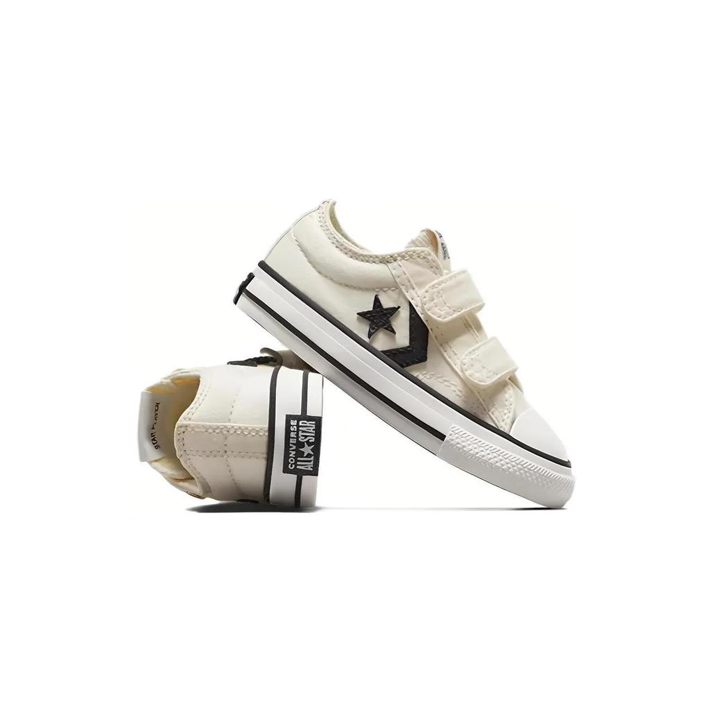 Converse Star Player 76 Easy- Low Toddler 'Vintage White Black' (Unisex) Toddler Shoes A05222C