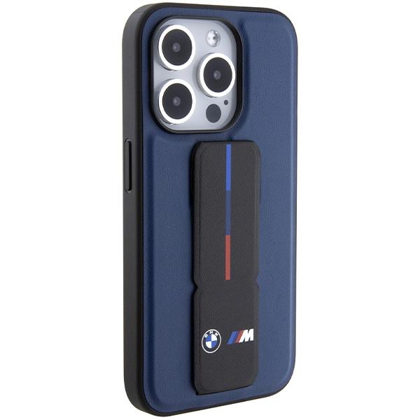 Bmw Bmhcp15Lgspbiv Iphone 15 Pro 6.1 Granatowy/Navy Hardcase M Grip Stand Bicolor