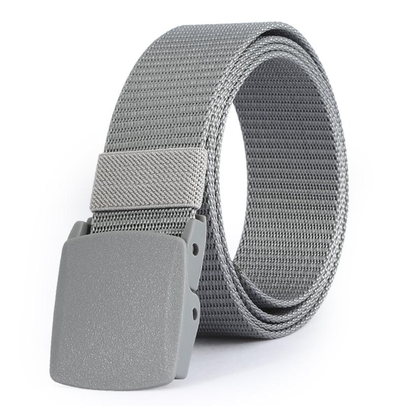 Military-Style Unisex Tactical Canvas Belt - Outdoor Nylon Braided Accessory