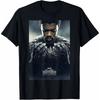 Black Panther TChalla Marvel TShirt Unisex Short Sleeve Heavyweight Cotton Loose Fit Crew Neck Collection Top for Collectors