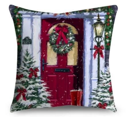 45Cm Christmas Pillowcase Cushion Cover Christmas Decorations For Home Christmas Ornament Gift Happy New Year