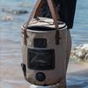 Tragbarer faltbarer Fischereieimer 25L Fassungsvermögen Handeimer Outdoor-Reise Wasseraufbewahrungsbeutel für Outdoor-Aktivitäten