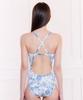 Kichipichi Toile J'Adore X-Back One-Piece Swimsuit Blue [Kg1Lst008]
