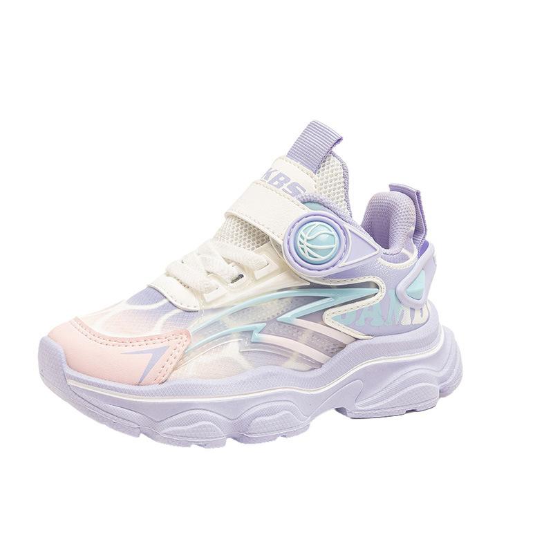 Boys Shoes Leather Waterproof Spring and Autumn Sports Shoes 2025 New Girls Dad Shoes Primary School Students Soft-soled Running Shoes