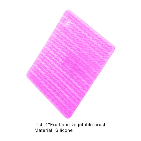 Great Fruit Brush Easy Draining Deep Cleaing Cleaning Tool Silicone Vegetable Crevice Finger Cleaning Brush for Kitchen