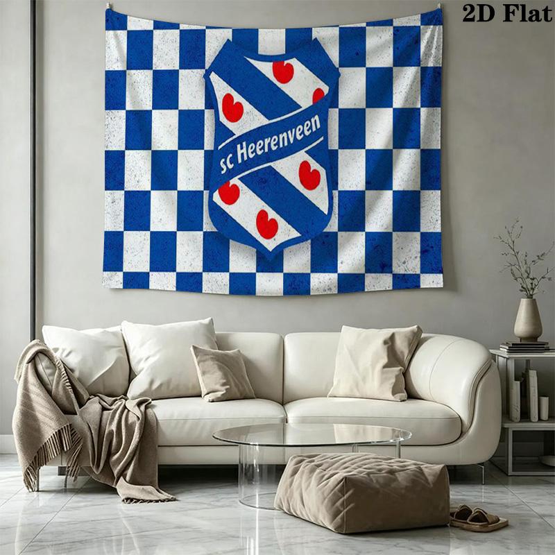 Heerenveen Wall Tapestry Aesthetic Wall Hanging Printed Fabric Blanket Decorative Tapestries for Bedroom Living Room Home Decor