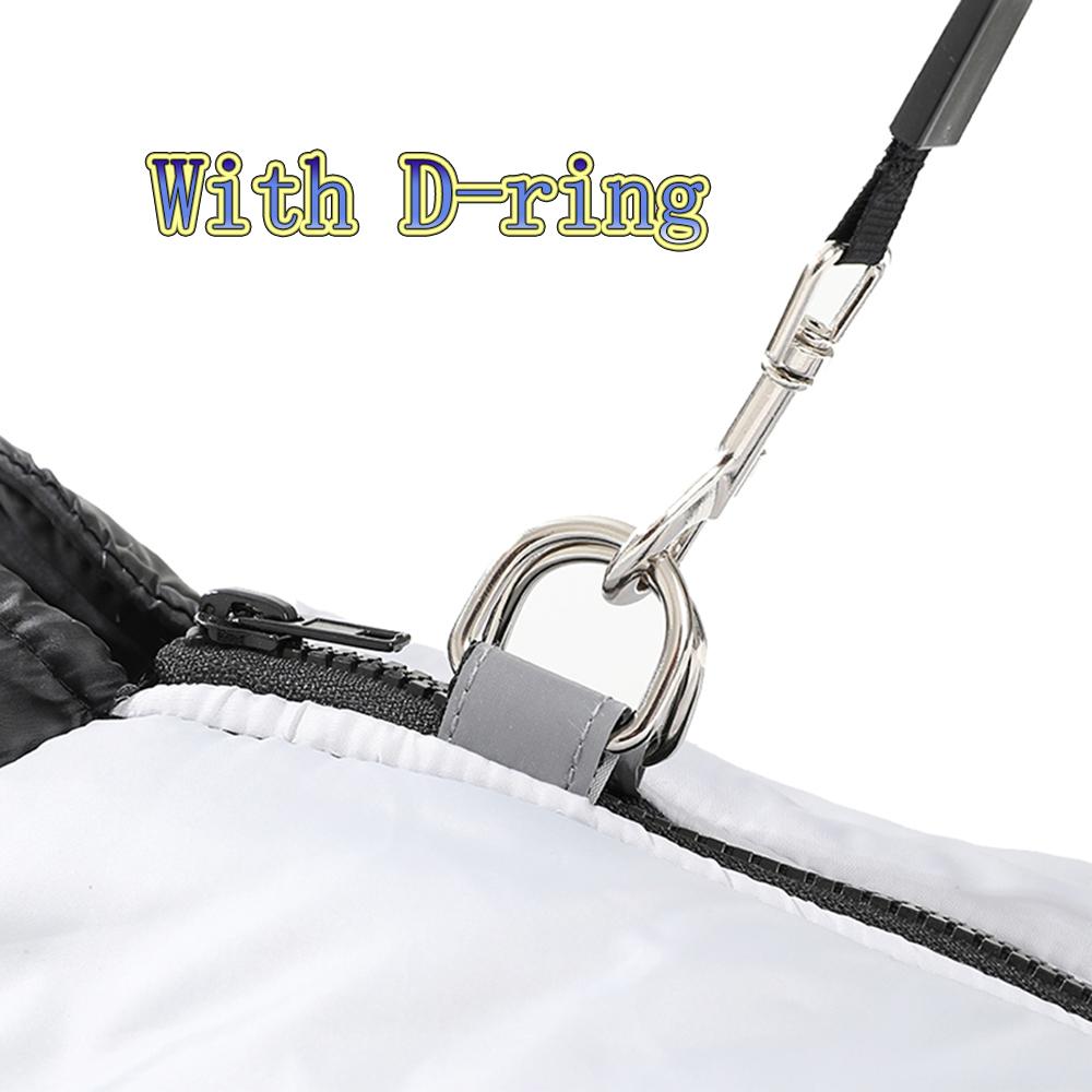 Winddichte Hundekleidung für den Außenbereich für kleine und mittelgroße Hunde mit D-Ring, warme Welpenjacke, Yorkshire-Schnauzer-Haustierkostüm