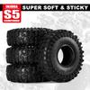 INJORA S5 1.9" Cling On Tires 120*42mm for 1/10 RC Crawler (T1920)