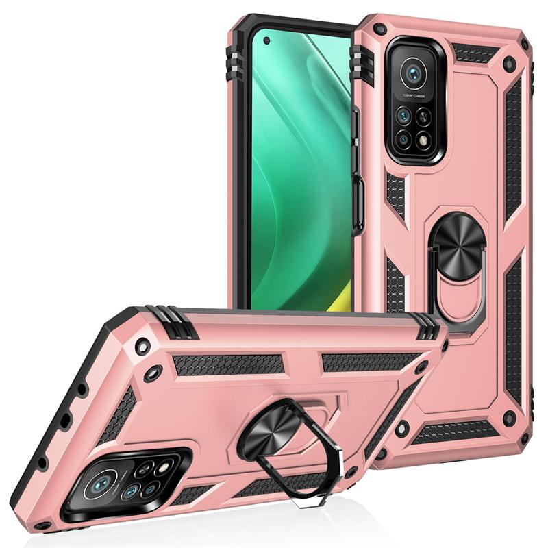 For Xiaomi Mi 10T 10 T Pro 5G Case Magnetic Metal Ring Holder  Phone Case for Mi 10T Pro Mi10T Pro Mi 10T Lite Armor Back Cover