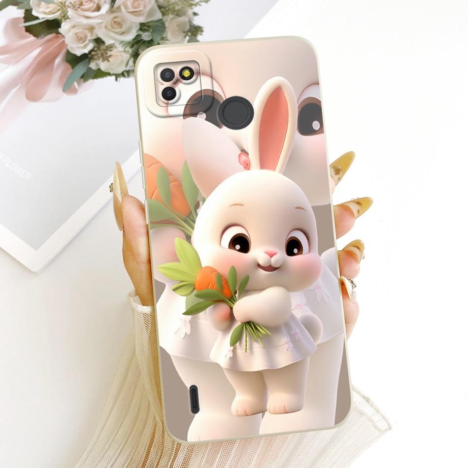 For Tecno Pop 4 LTE / Pop 4 Air Cute Cat Flower Cartoon Phone Case For Tecno Pop4 Lte 4Air Shockproof Soft Silicone Bumpers