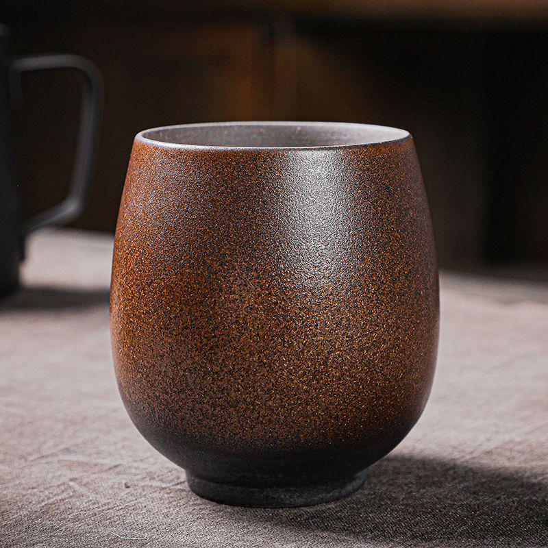 Handmade Japanese Ceramic Tea Cup - Retro Style Kung Fu Tasting Bowl