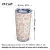591ml Car Tumbler Seafood Shell Element Straw Cup 20oz tumbler insulated travel cup straight tumbler tumbler with lid