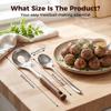 Stainless Steel Meatball Maker Spoon Round Spoon Head Meatball Portioning Tool  Cooking Utensils