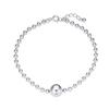 LILYKORI 925 Silver Round Ball Bracelet
