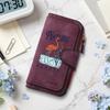 Nature Beauty Flamingo Print Long Wallet Multi Card Slot Large Capacity Vintage Female Purse