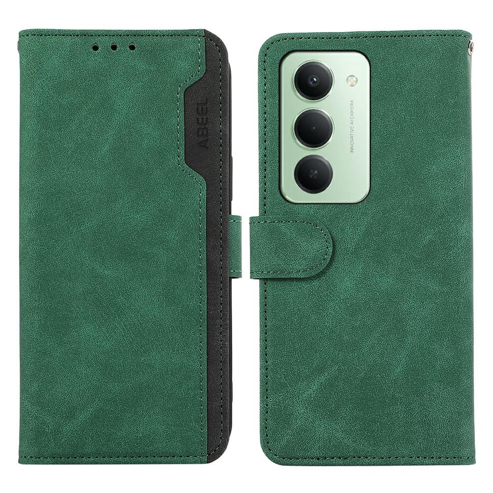 For Xiaomi Redmi 15 4G (EU) (171mm) Case Color Splicing Leather Flip Phone Cover RFID Blocking