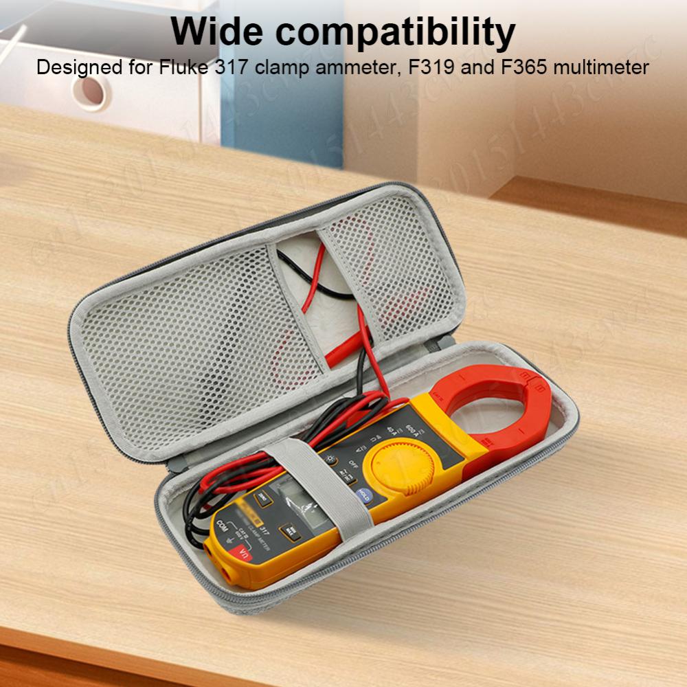 Storage Case EVA Hard Protect Box for Fluke 317 Digital Clamp Meter Portable Storage Bag for Fluke F319 F365 Clamp Multimeter
