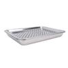 Stainless Steel Small Pet Cooling Bed with Breathable Mesh Pet Cooling Mat Tray for Bunny 40x30cm