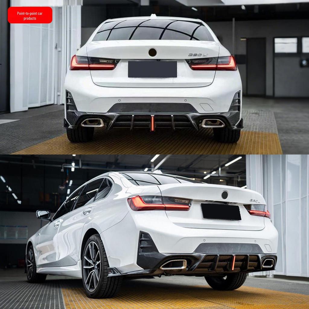 BMW 3 Series G20 AE Style Body Kit: Front Lip, Hood Deflectors, Rear Lip, Side Skirts, Fender
