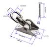 304 Stainless Steel Swing Hanger Swivel Hook for Yoga Playground Swing Sets Porch Wood Concrete Ceiling Silent 1000 Lb Capacity