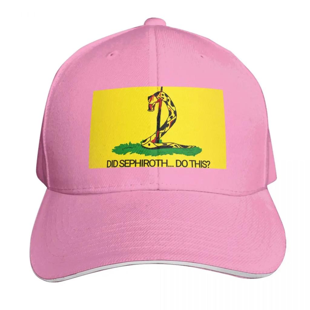 Did Sephiroth Do This Gadsden Flag Baseball Cap Sun Hat For Children Gentleman Hat Sailor Cap for Men Sunscreen Caps Women Mens