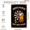 Old Glory Beer Bar Metal Sign 8x12 Inch Vintage Pub Wall Decor for Man Cave Game Room