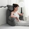 Ergonomic Pillow Headboard: Semi-Reclining Sofa Backrest for Phone Use, Reading, & Neck Support