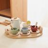 Education Teapot Teacup Simulation Kitchen Utensil Pretend Play Toy Afternoon Tea Toy  Kids Gift