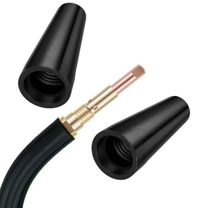 24Pcs Welding Nozzle Kit High Conductivity Copper Strong Rubber Closed Advice Professional Welders