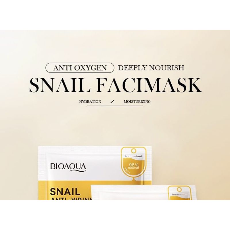 BIOAQUA - Snail Anti-Wrinkle Nourishing Facial Mask
