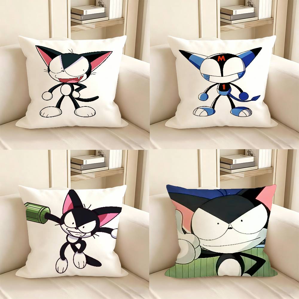 1pc Kuro Cyborg Kuro-chan Pillow Case Fashion Square Pillowcase Bedroom Sofa Room Ins Decoration Leisure