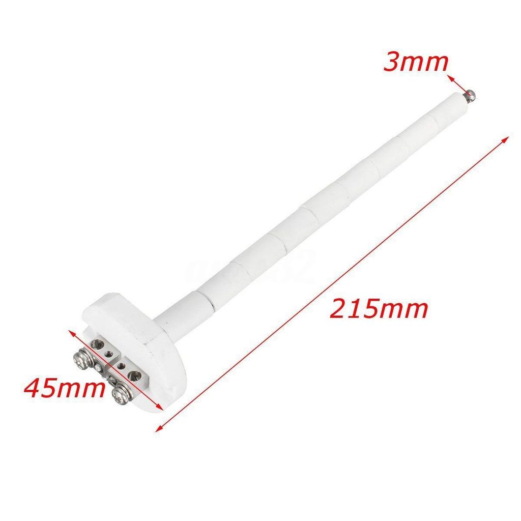 High Temperature K Type Thermocouple Sensor Ceramic Kiln Furnace 2372F 1300C 3mm