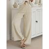 JPNTKY Women's Fashion Casual Solid Color Print Pants & Capris