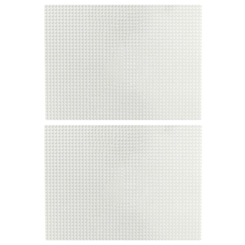

2Pcs 48*64 Dots Base Plate Construction Bricks Wall DO IT YOURSELF Base Plate Classical Blocks Playthings Ideal For Kids Works With Construction Block