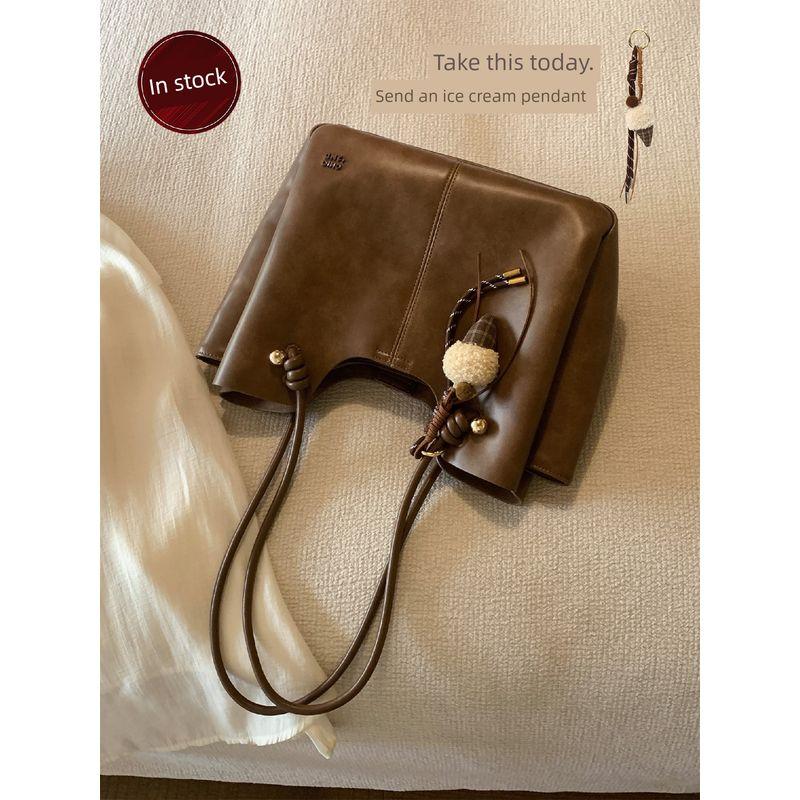 

South Style Chio2nd Three Foldable Tote Big Bag Women s Spring and Summer Advanced Texture Commuter Hand-Carrying Bag Shoulder Bag