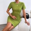 Summer Women's Fashion Casual Sexy Priority Straps Skinny Buttocks Dress Women